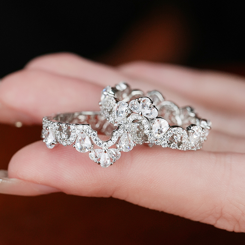 VISING多种戴法高碳钻戒指