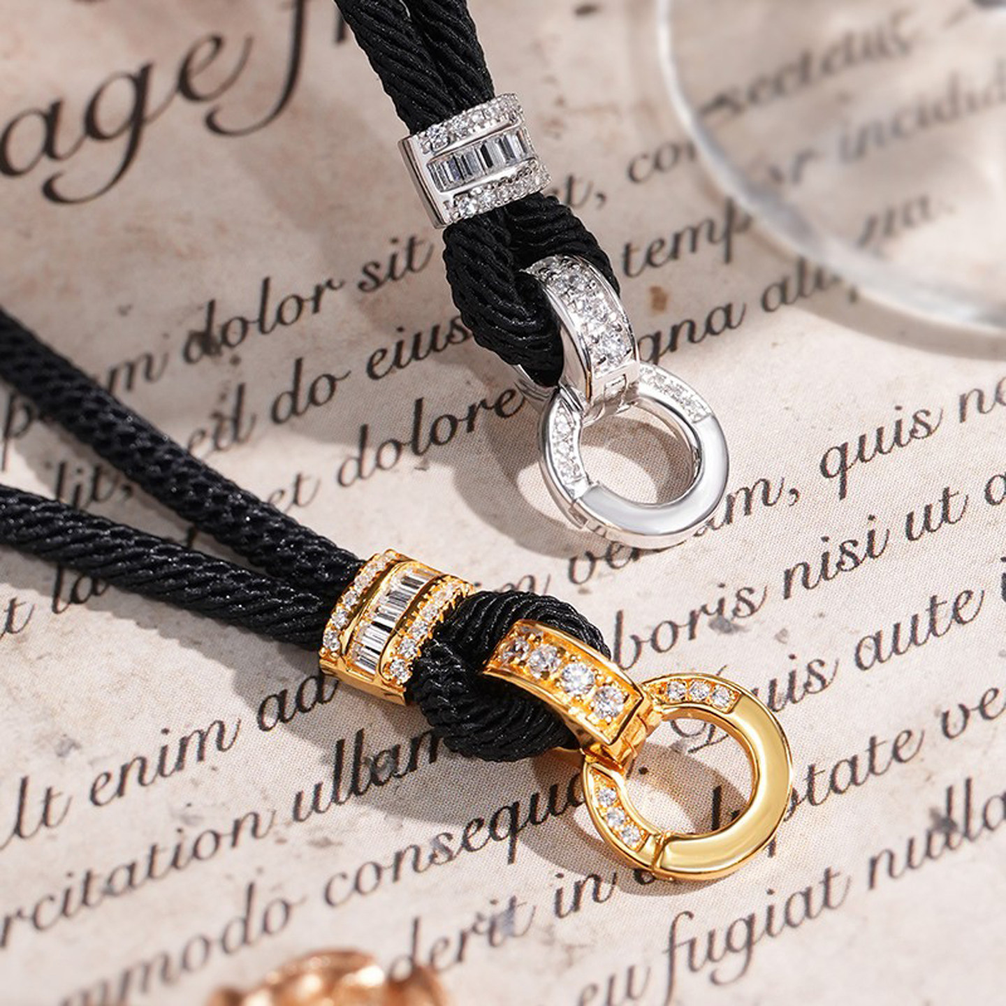 VISING高货黑绳百搭链项链颈饰精致轻奢提升气质S925银,饰品/流行首饰/时尚饰品新,项链,淘宝优惠券,粉丝福利购,淘宝优惠卷