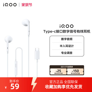 iQOO Type-c接口数字信号有线耳机