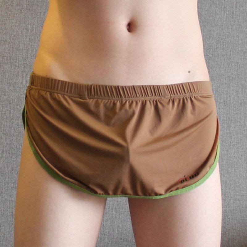 冰丝丝滑男士内裤阿罗裤夏季家居时尚性感睡裤两片式开叉睡裤2026,女士内衣/男士内衣/家居服,男阿罗裤,淘宝优惠券,粉丝福利购,淘宝优惠卷