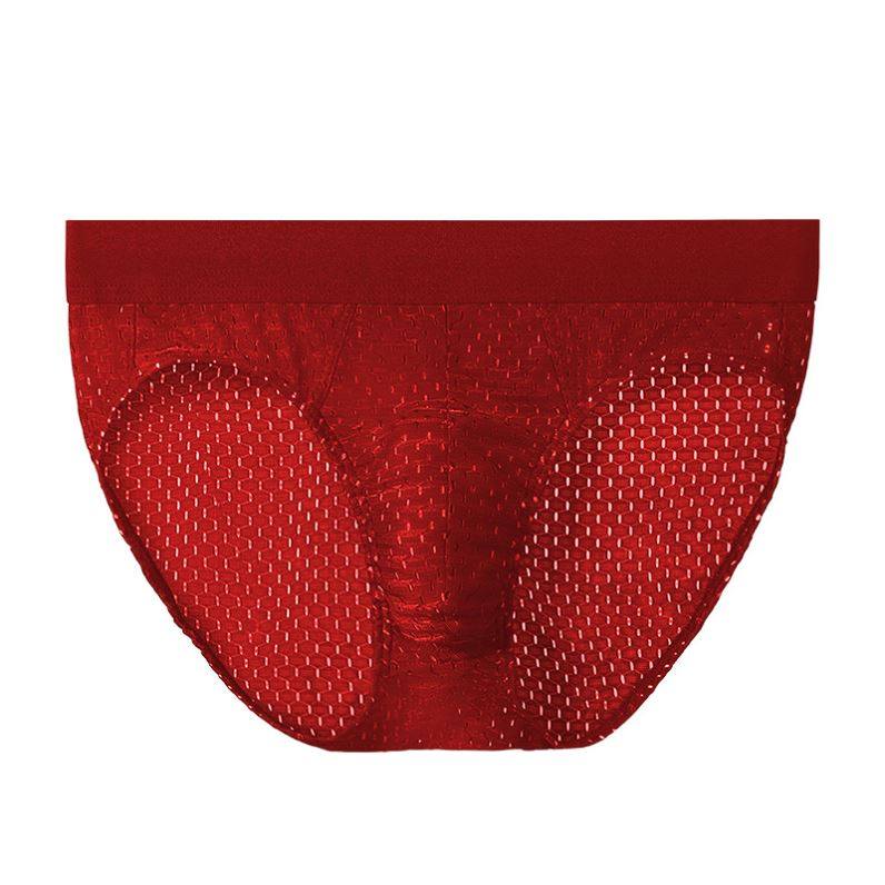冰丝丝滑透气网眼性感低腰夏季薄款网孔透气短男士三角内裤,女士内衣/男士内衣/家居服,男三角内裤,淘宝优惠券,粉丝福利购,淘宝优惠卷