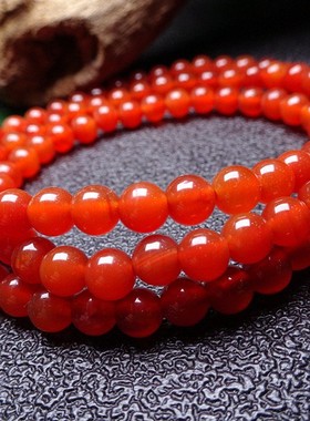 南红黑发晶菊花石舒俱来手链包邮