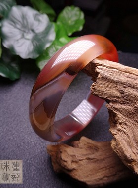 南红玛瑙发晶玉髓手镯包邮