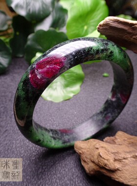 手镯菊花石贝壳摆件红绿宝包邮