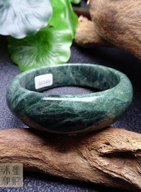 欧泊珍珠贝壳绿色玉手镯包邮