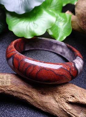 帝皇石玛瑙岫玉碧玺满色手镯包邮