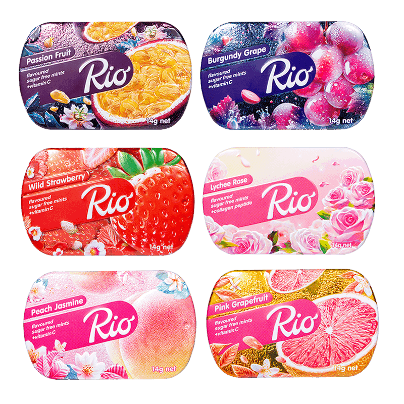 瑞欧无糖薄荷糖RIO清新口气