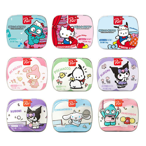 Rio三丽鸥联名无糖薄荷糖