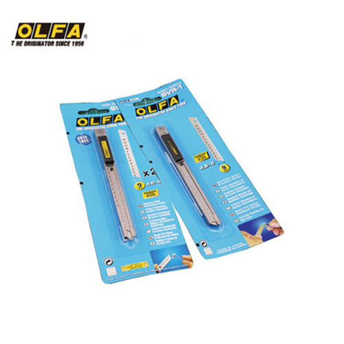 OLFA SVR-2不锈钢小号美工刀玻璃汽车贴膜专用刀SVR-1金属裁纸刀
