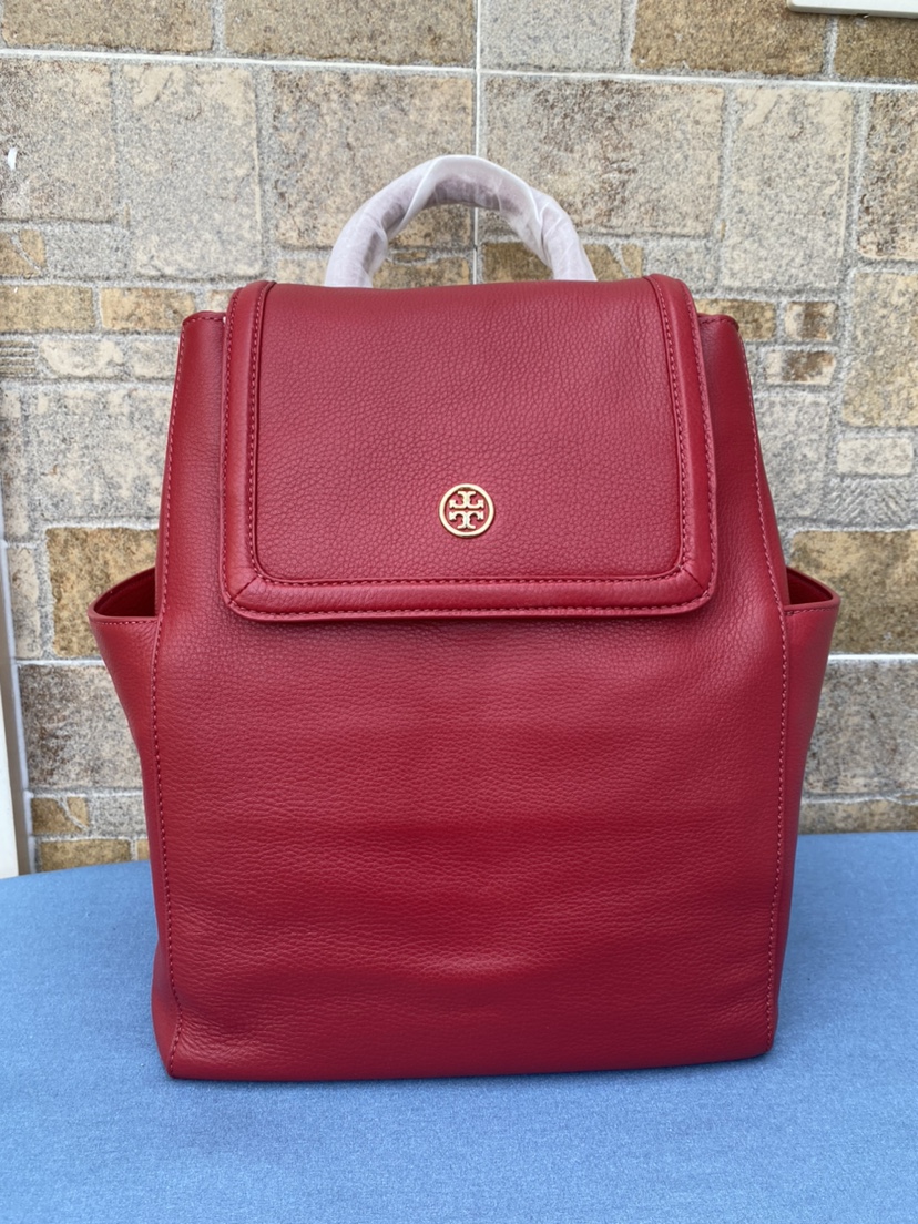 美国Tory Burch Landon真皮女士双肩包 大号上海现货