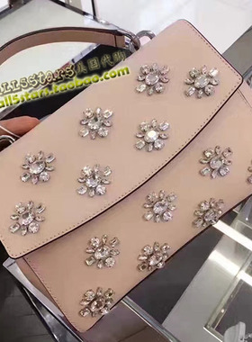 美国Michael Michael Kors Ava真皮镶钻斜挎单肩手提包小中号现货