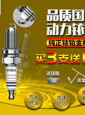 适用长安奔奔五菱荣光路宝468/小康V27/铱铂金火花塞/火炬DK6RTIP