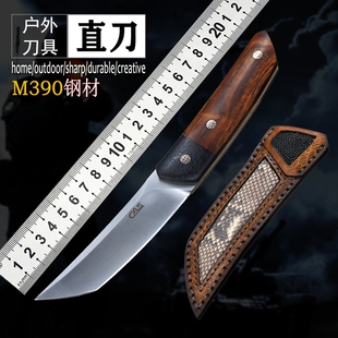 M390钢直刀猎刀固定战术刀户外救生潜水刀垂钓野营救援刀工具刀具