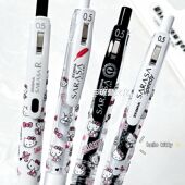 日本ZEBRA斑马笔hello kitty凯蒂猫中性笔日系ins风少女心考试用