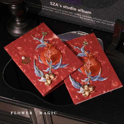 婚礼誓言卡中式高级感简约结婚宣誓卡一对新郎新娘致辞卡手写手卡