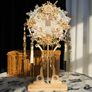 团扇新娘结婚手工diy材料包秀禾婚礼喜扇子双面高级感中式 重工