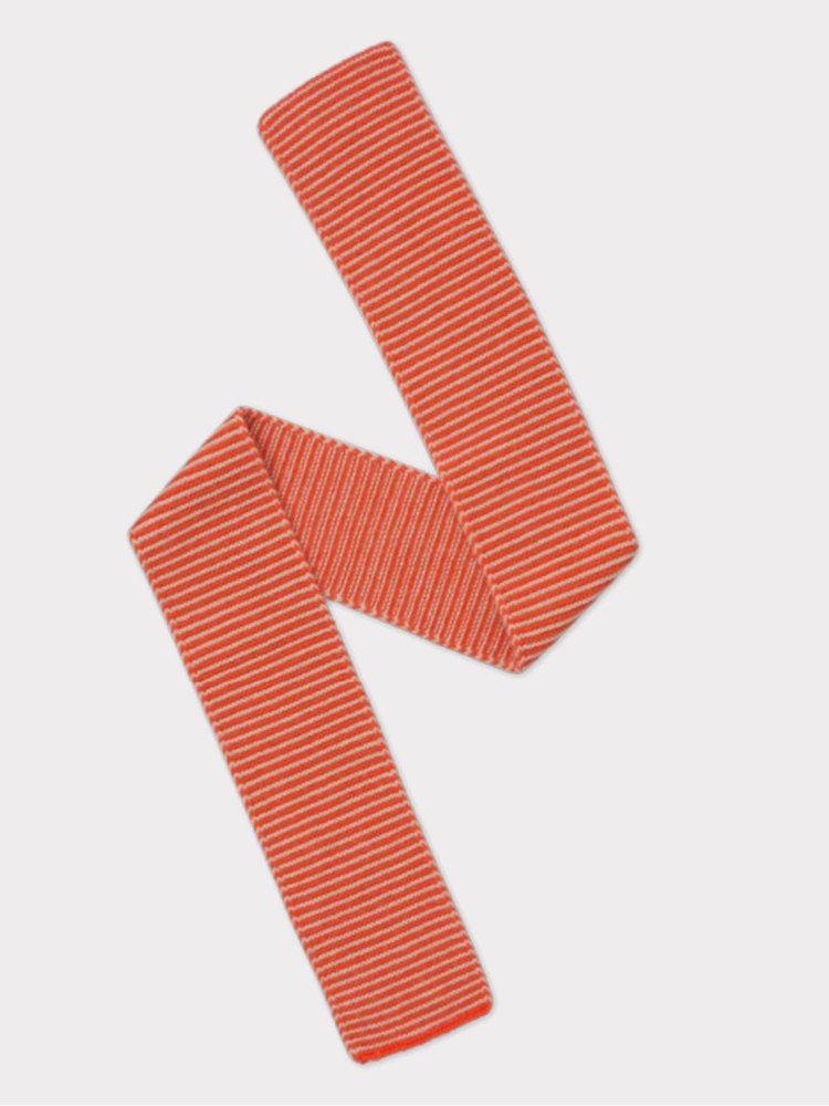 Jo Gordon Striped Wool Scarf: 100% British Knitwear - Taobao product photo 2