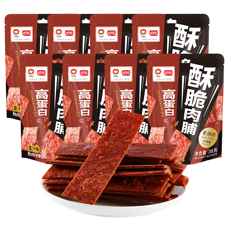 【香菇】盼盼高蛋白酥脆肉脯追剧解馋休闲零食猪肉脯夜宵