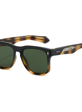 大框简约插针镜腿米钉太阳眼镜女