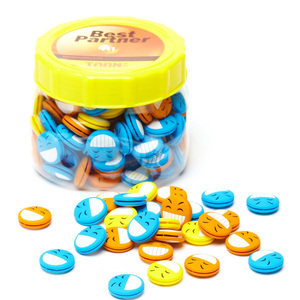 泰昂TAAN网球拍避震器减震器笑脸表情卡通硅胶壁球拍缓震器避震结