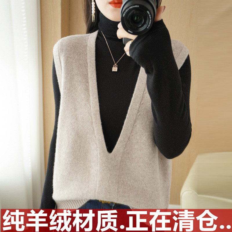 赔钱处理新款羊绒衫女100