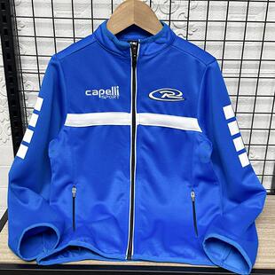 外贸原单童装儿童春秋款拉链外套男童足球训练服中大童童速干上衣