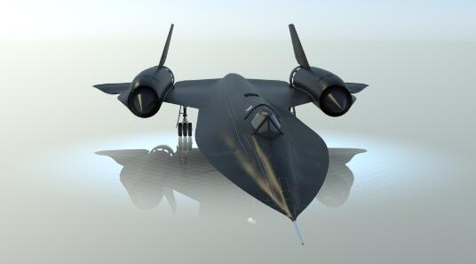 F 黑鸟SR-71 飞行器设计资料 三维模型 3D建模 发邮箱