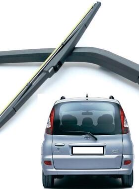 适用豐田 Yaris Verso后雨刷片汽车刮雨器水拨胶条后窗雨刮臂总成