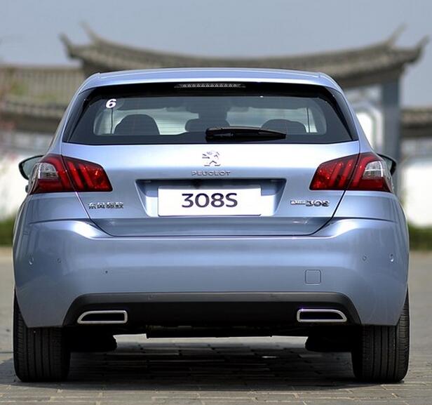 适合标致308S后雨刷雨刮片汽车刮雨器水拨胶条后窗雨刮摇臂盖总成