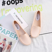 洗车套鞋 夏季 女士厨房工作防滑雨靴浅口低帮防水胶鞋 短筒雨鞋 时尚