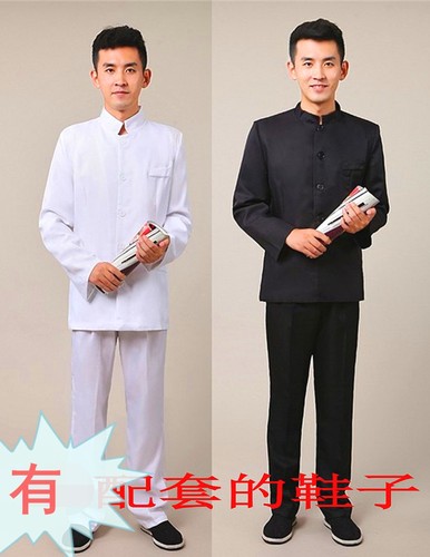 中山装男民国风中学生青年装班服