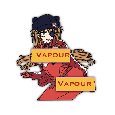 VAPOUR EVA明日香asuka金属徽章新世纪福音战士胸针胸针限量pin