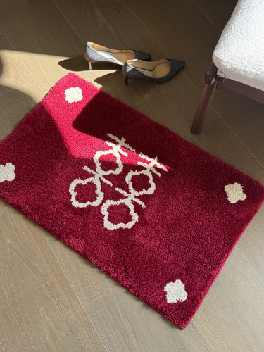 ARISUSPACE 人间喜事 新中式入户地垫地毯新婚订婚防滑高级小众