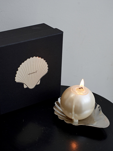 ARISUSPACE 香薰蜡烛礼盒ins小众高级礼物原创设计感 贝壳与珍珠