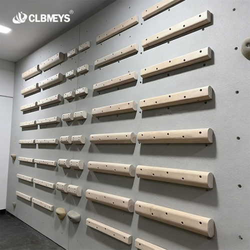 CLBMEYS室内攀岩指力条家用单杠木质岩点家庭手指训练木头木条