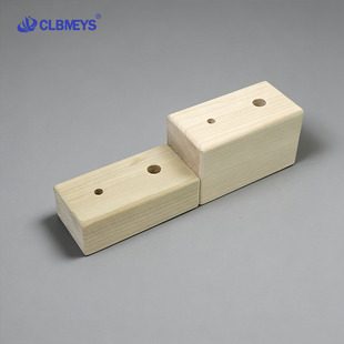 CLBMEYS攀岩指力板家用木质训练器方块握力砖pinch木块训练岩点