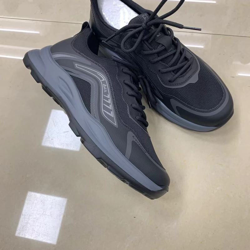 澳杰男鞋2024秋飞织防水休闲鞋