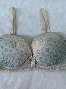 衣恋旗下EBLIN淡色系D24舒适少女有钢圈上托女士文胸ECBR662191