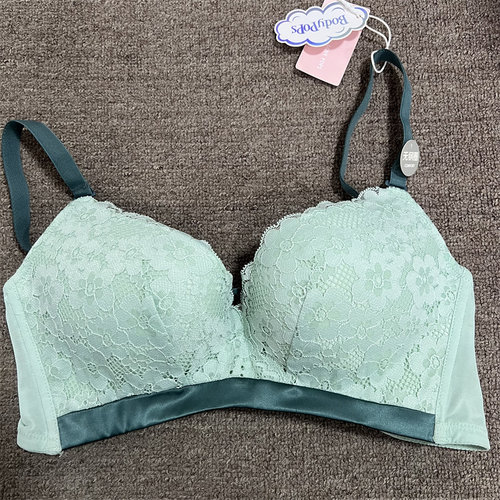 bodypops一体棉舒适薄荷绿文胸