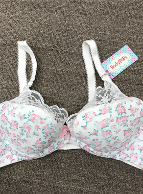 3衣恋旗下body pops象牙白V22/V25网纱薄款淑女文胸BCBR537Q21