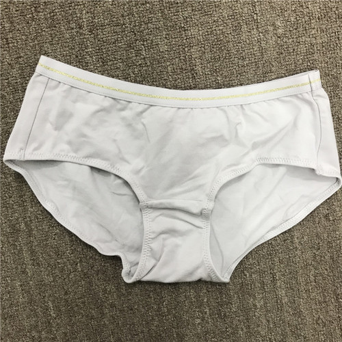 衣恋旗下 body pops 浅灰AA1棉质印花舒适少女内裤