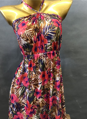 衣恋旗下EBLIN粉红S35/S37花色别致分体泳衣/外套ECAR724014/4011