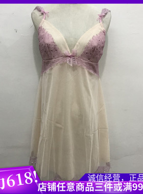 衣恋旗下EBLIN 精美高端A17性感吊带女士睡裙FL622S11
