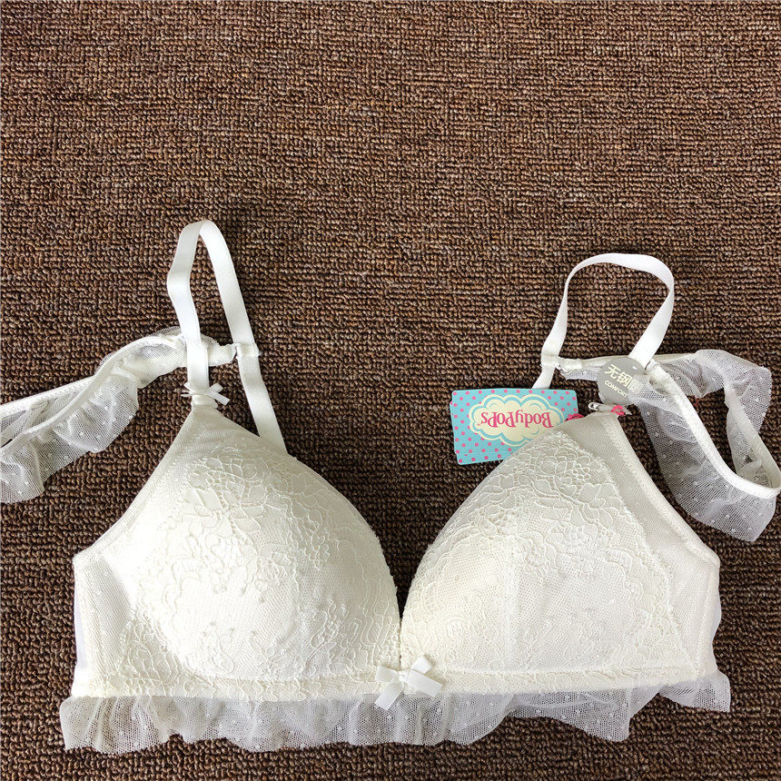 性感仙女无钢圈三角杯蕾丝文胸