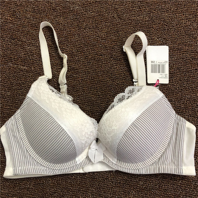 两色清新蕾丝舒适少女文胸