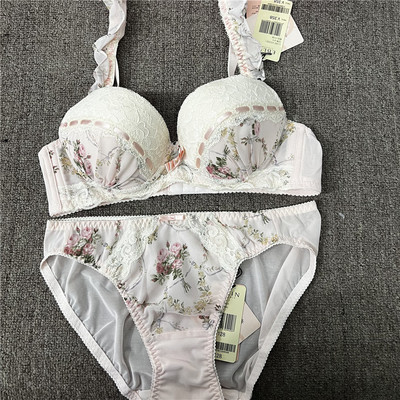 EBLIN古典美有钢圈聚拢小碎花