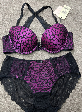 衣恋EBLIN浅粉红S17前扣美背性感蕾丝镂空女士文胸套装ECBR635S31