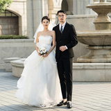 秋冬款英伦韩版修身男士休闲二粒扣纯色西服三件套SJT961-P265，男装西服，电商C308