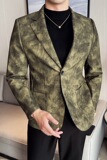 皮衣男西装外套韩版修身帅气潮流休闲二粒扣男士西服X943-P155，男装西服套装，电商C308