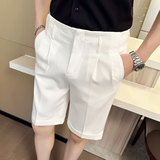 春夏款英伦休闲裤薄款男士西裤潮流修身小脚短裤K909-P70，男装牛仔裤，电商C308